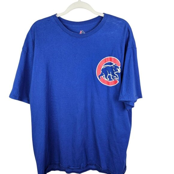 Chicago Cubs‎ Blue T-shirt Mens Size XXL Short Kris Bryant #17 MLB 2015 - Picture 9 of 9